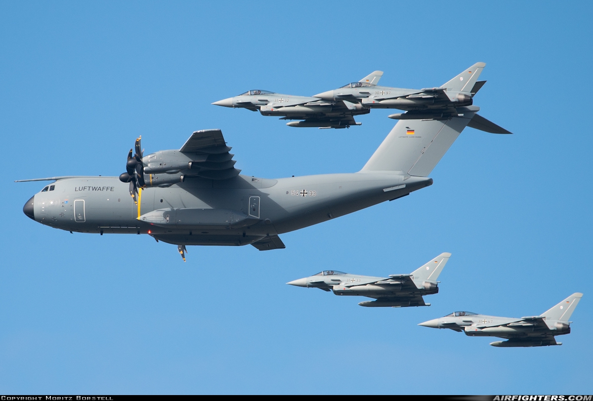 Germany - Air Force Airbus A400M-180 Atlas 54+33 at Norvenich (ETNN), Germany