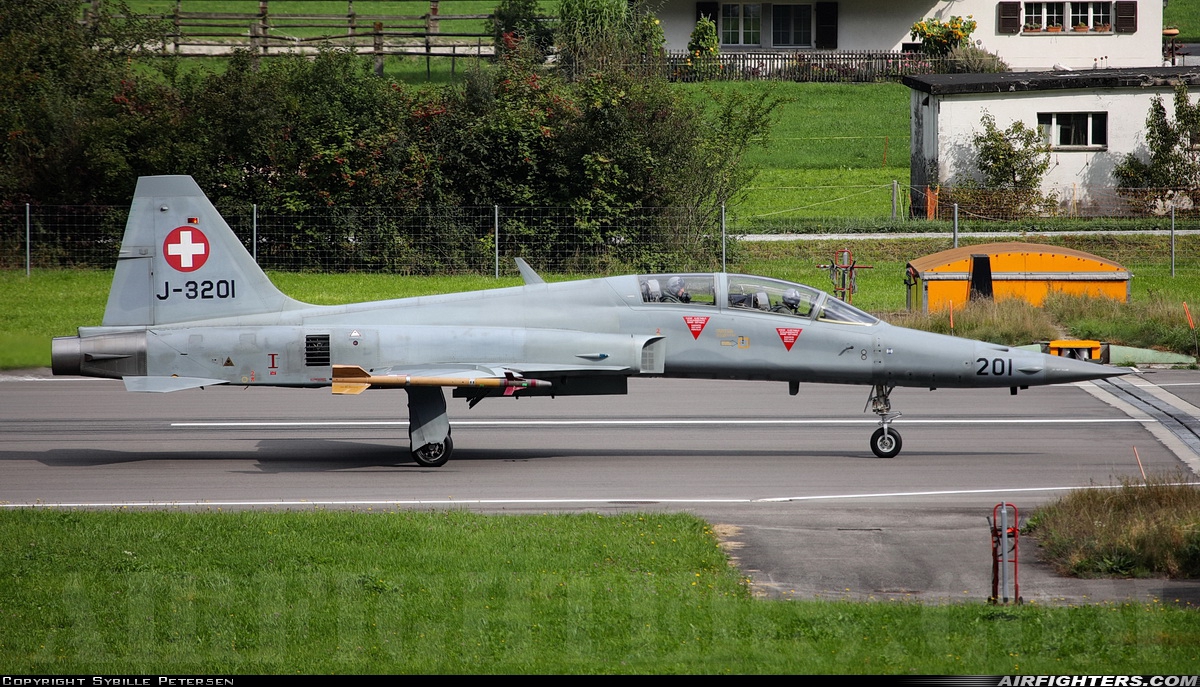 Switzerland - Air Force Northrop F-5E Tiger II J-3021 at Meiringen (LSMM), Switzerland