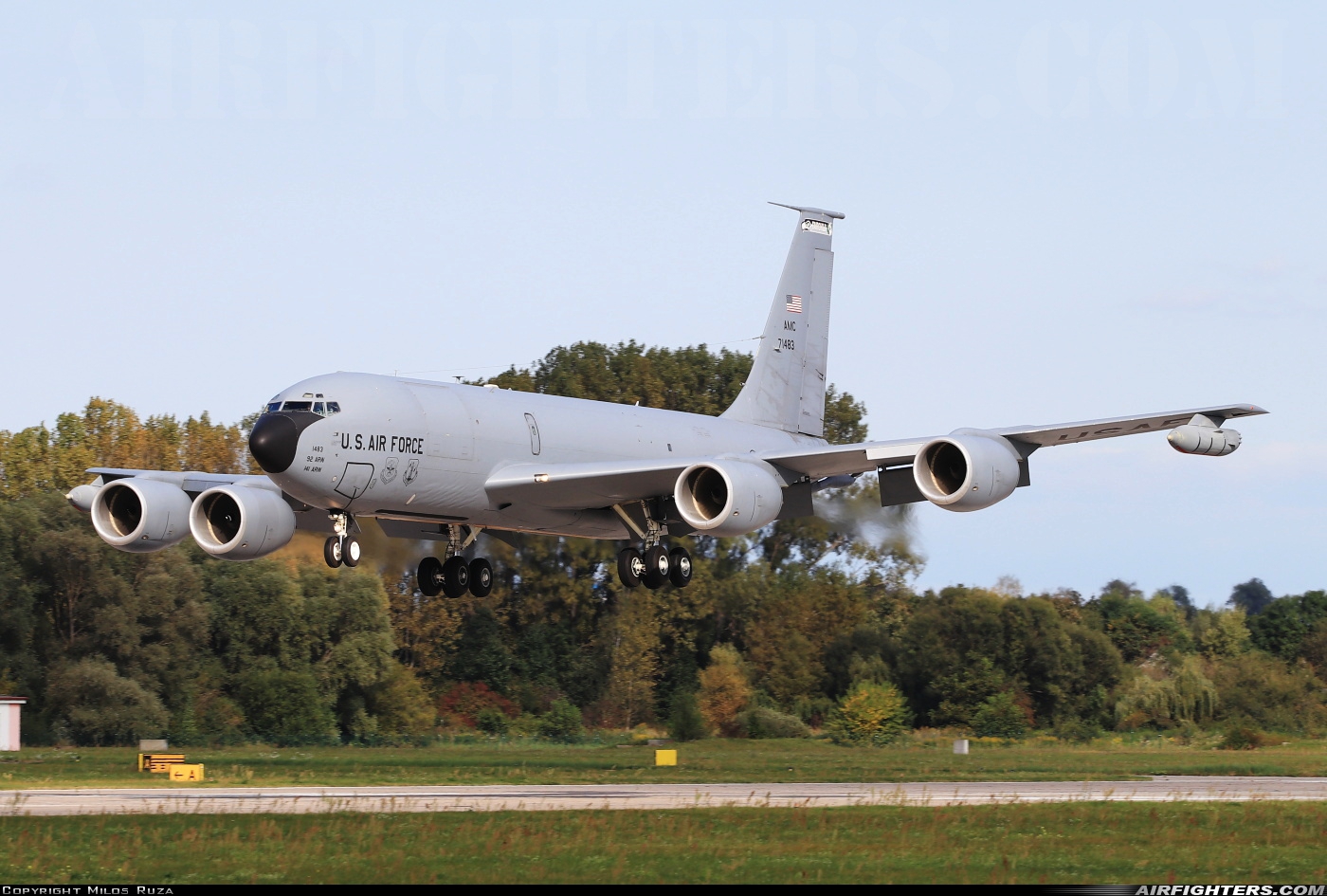 USA - Air Force Boeing KC-135R Stratotanker (717-148) 57-1483 at Pardubice (PED / LKPD), Czech Republic