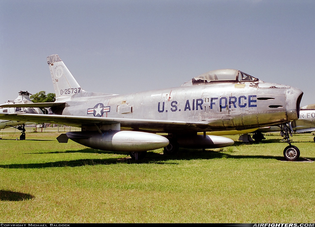 USA - Air Force North American F-86H Sabre 52-5737 at Florence - Regional (City-County) (FLO / KFLO), USA