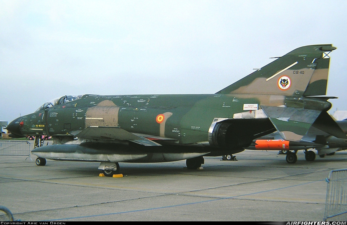 Spain - Air Force McDonnell Douglas F-4C Phantom II C.12-40 at Greenham Common (EGVI), UK