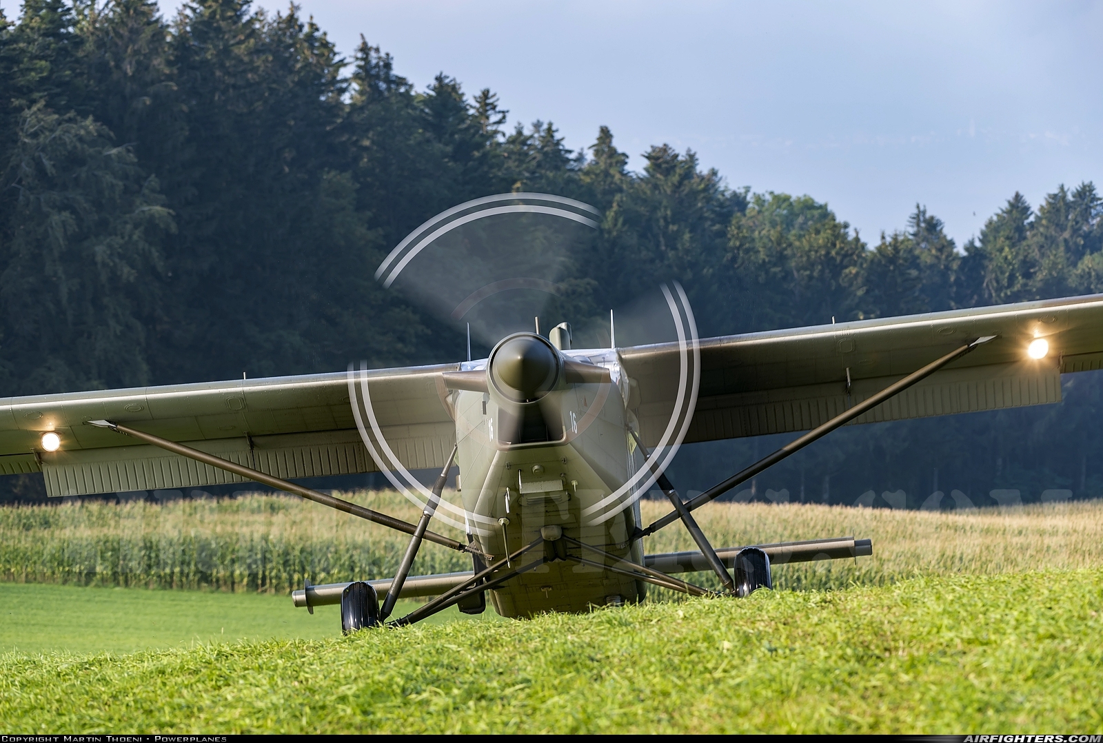Switzerland - Air Force Pilatus PC-6/B2-H2M-1 Turbo Porter V-616 at Off-Airport - Canton of Lucerne, Switzerland