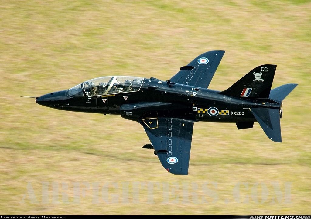 UK - Air Force British Aerospace Hawk T.1A XX200 at Off-Airport - Machynlleth Loop Area, UK