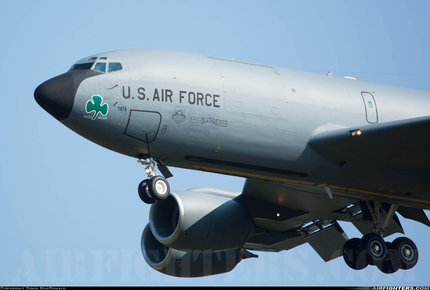 USA - Air Force Boeing KC-135R Stratotanker (717-148) 57-1474 at Mildenhall (MHZ / GXH / EGUN), UK