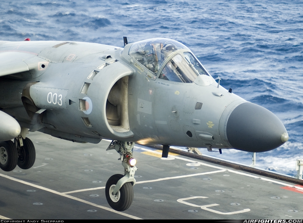 UK - Navy British Aerospace Sea Harrier FA.2 ZH690 at Off-Airport - Atlantic Ocean, International Airspace