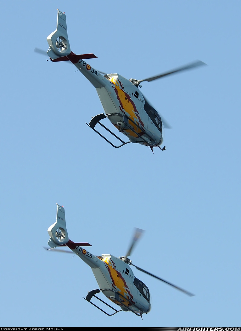 Spain - Air Force Eurocopter EC-120B Colibri HE.25-15 at Off-Airport - Barcelona, Spain