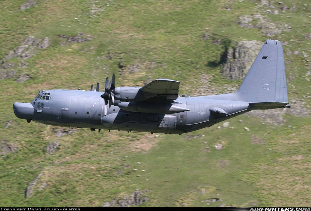 USA - Air Force Lockheed MC-130H Hercules (L-382) 87-0023 at Off-Airport - Cumbria, UK
