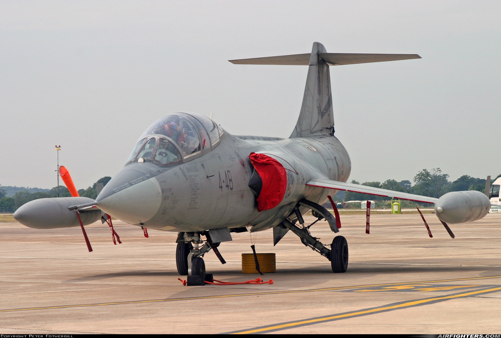 Italy - Air Force Lockheed TF-104G-M Starfighter MM54554 at Fairford (FFD / EGVA), UK