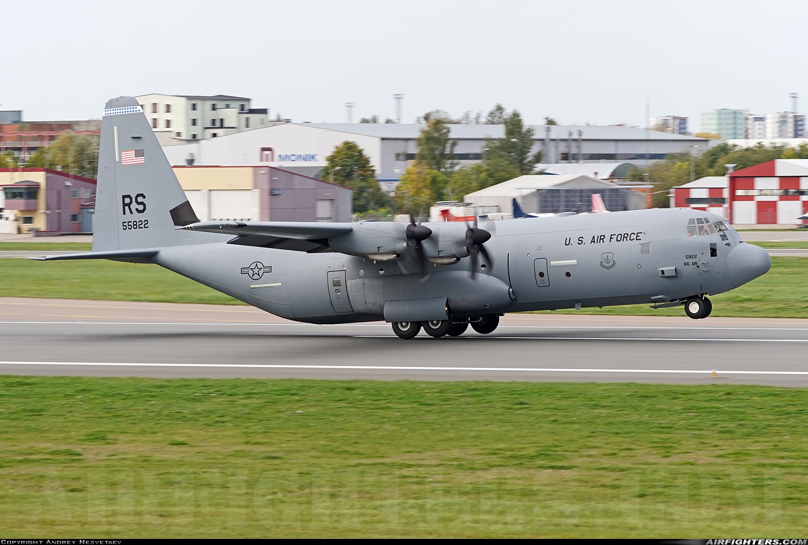 USA - Air Force Lockheed Martin C-130J-30 Hercules (L-382) 15-5822 at Tallinn - Ulemiste (TLL / EETN), Estonia