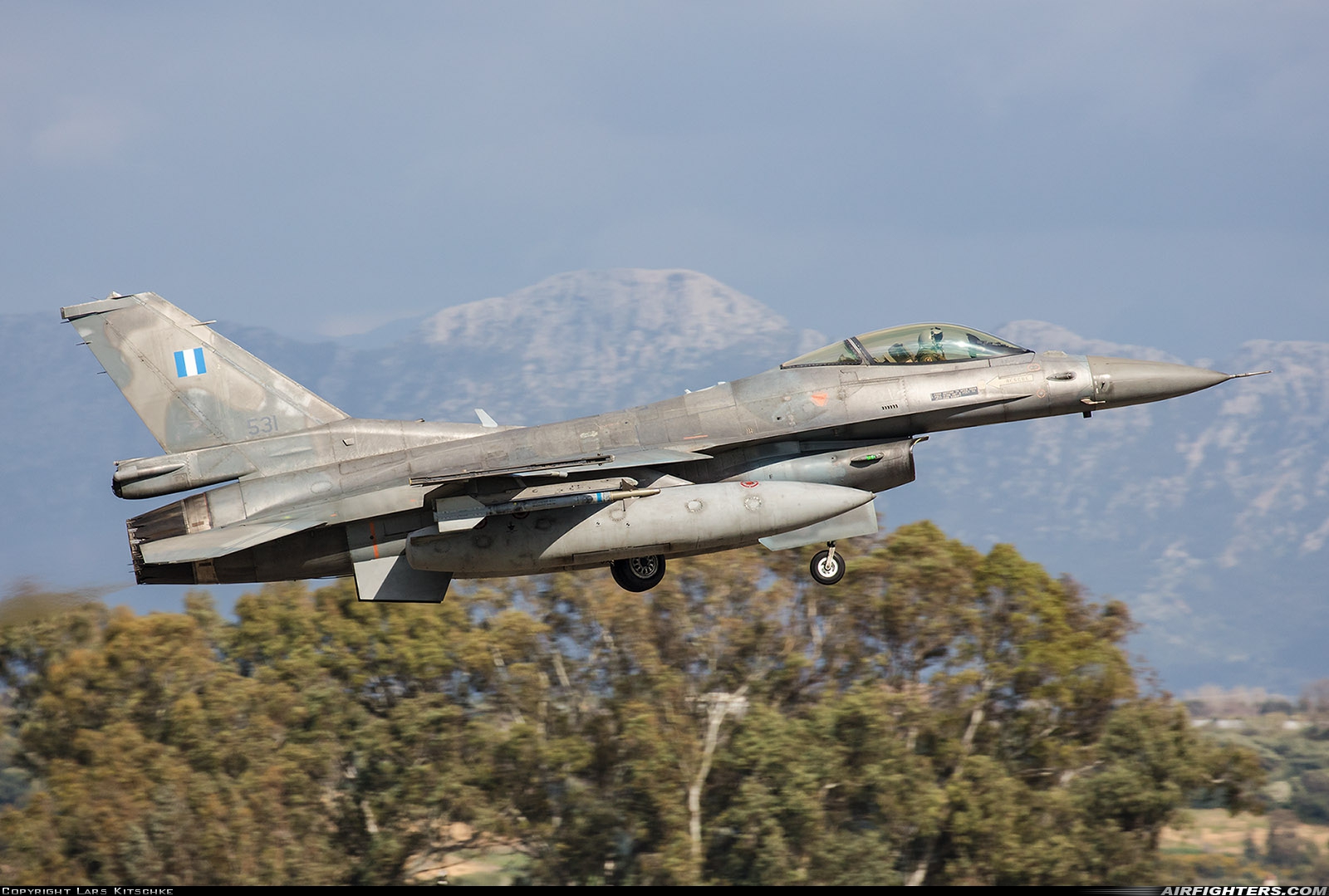 Greece - Air Force General Dynamics F-16C Fighting Falcon 531 at Andravida (Pyrgos -) (PYR / LGAD), Greece