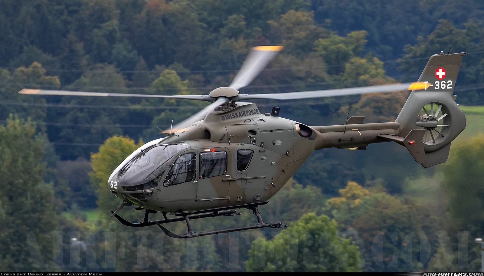 Switzerland - Air Force Eurocopter TH05 (EC-635P2+) T-362 at Meiringen (LSMM), Switzerland