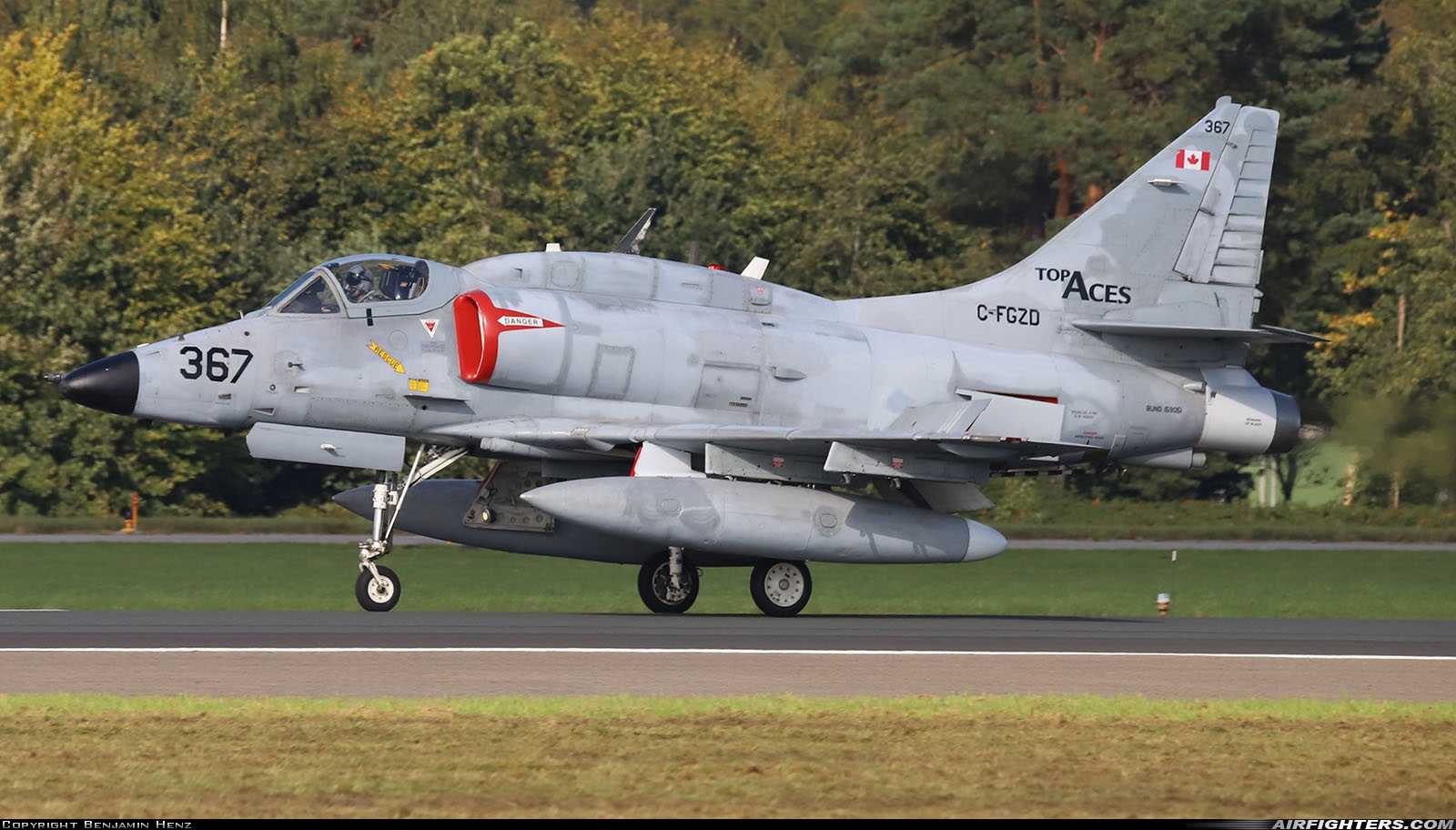 Company Owned - Top Aces (ATSI) Douglas A-4N Skyhawk C-FGZD at Wittmundhafen (Wittmund) (ETNT), Germany