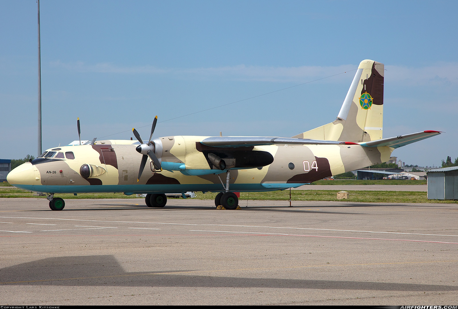 Kazakhstan - Border Guard Antonov An-26  at Almaty (ALA / UAAA), Kazakhstan