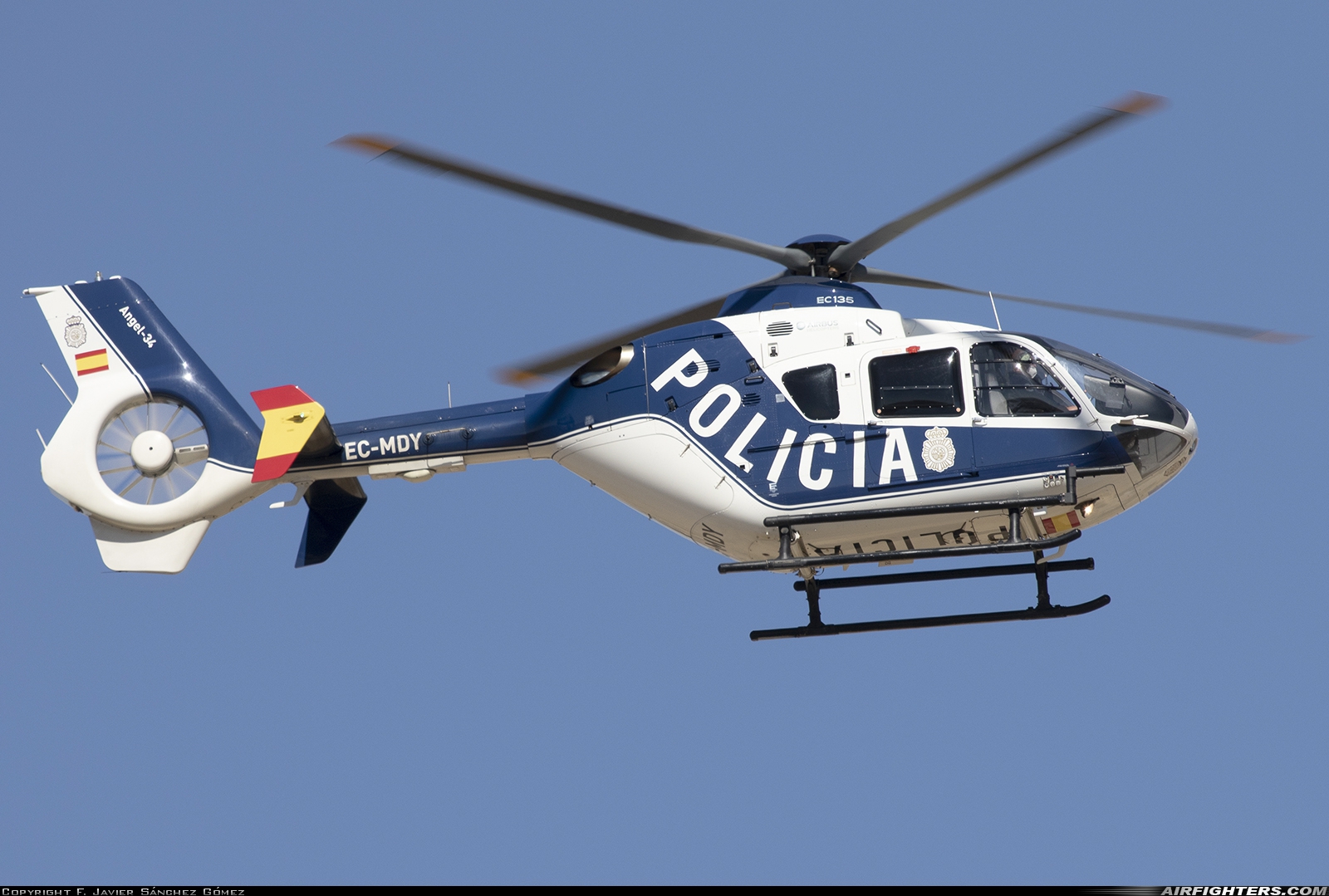 Spain - Police Eurocopter EC-135P2+ EC-MDY at Madrid - Getafe (LEGT), Spain