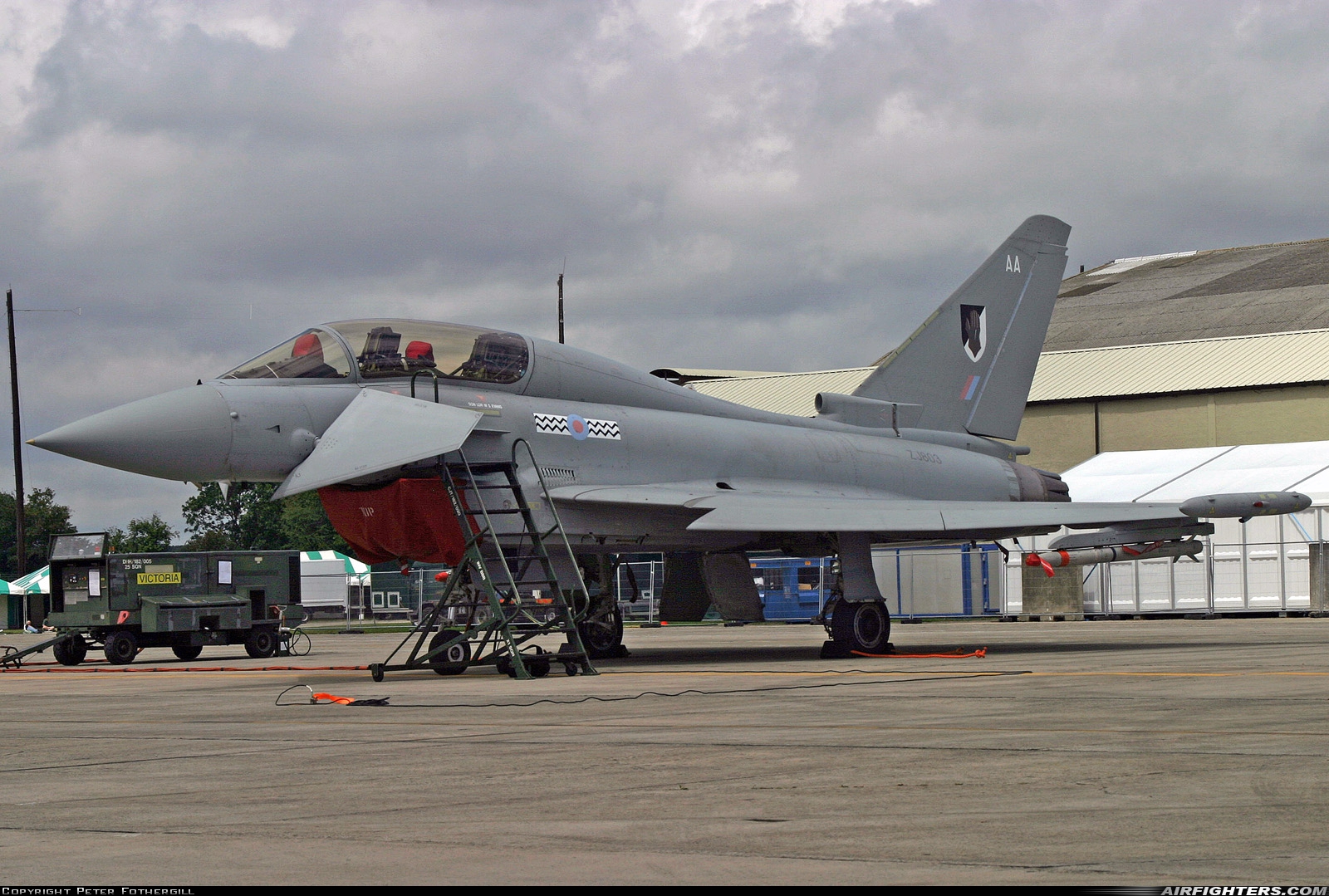 UK - Air Force Eurofighter Typhoon T3 ZJ803 at Fairford (FFD / EGVA), UK