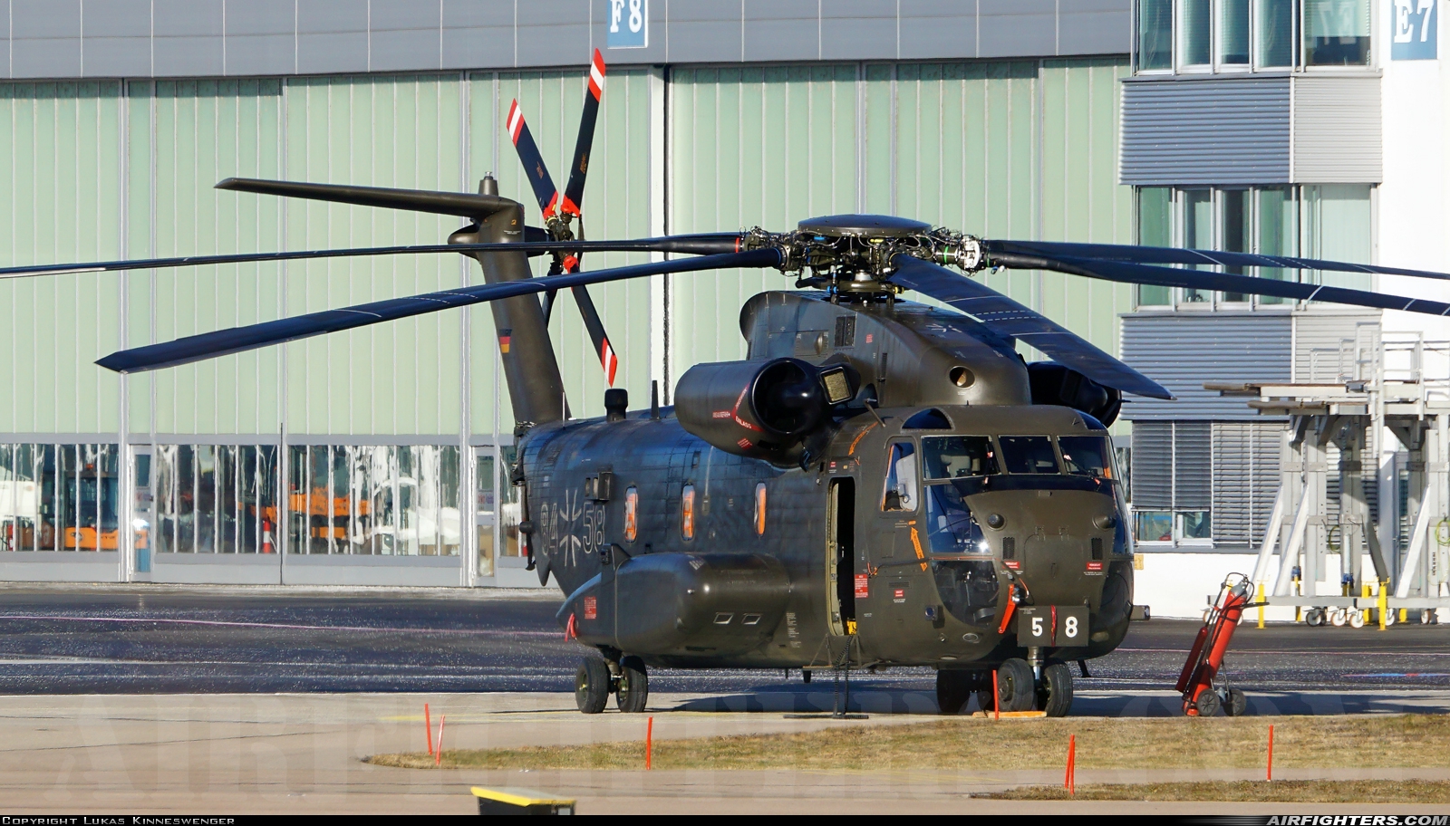 Germany - Air Force Sikorsky CH-53GA (S-65) 84+58 at Donauwörth (EDPR), Germany