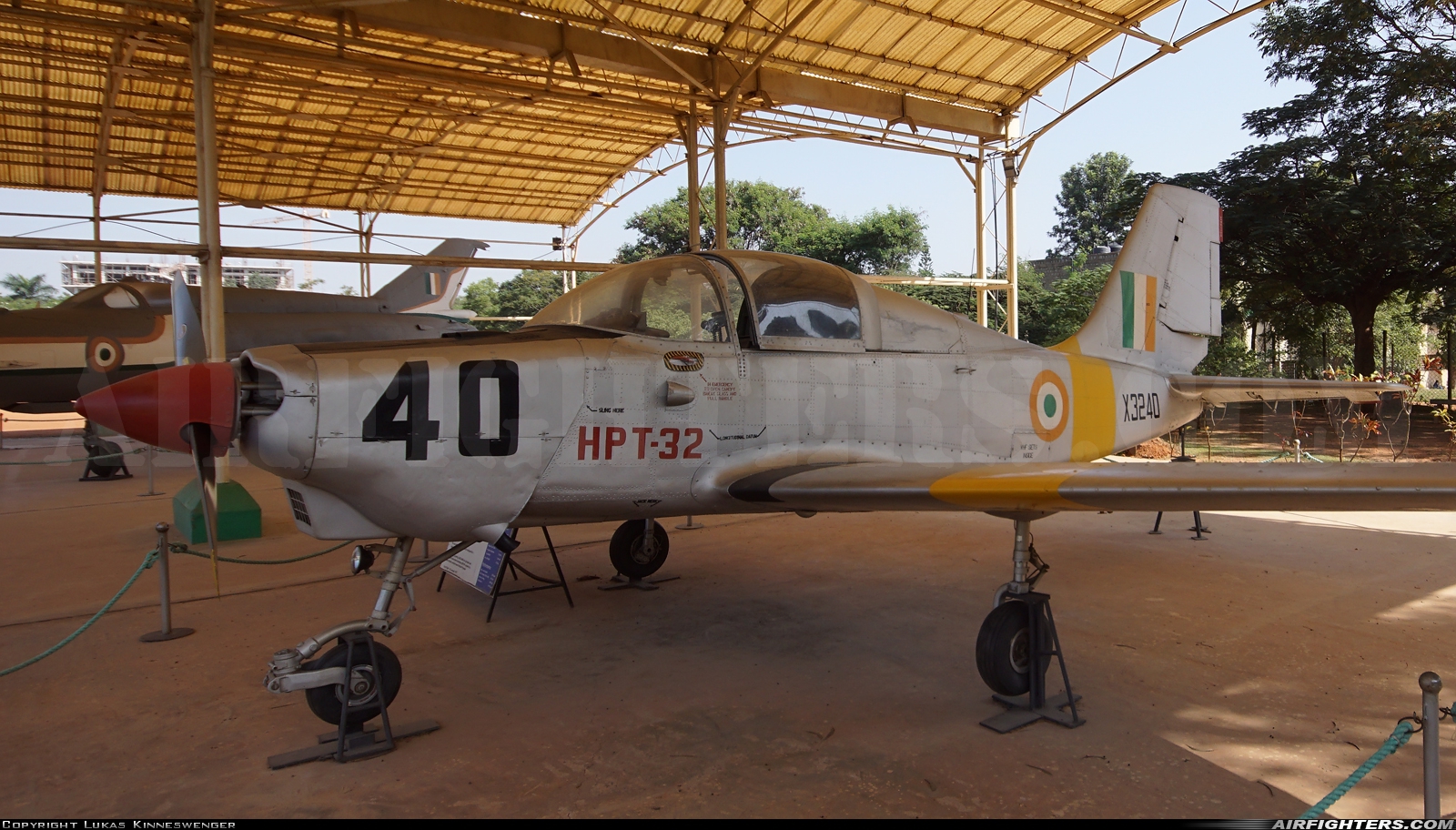 India - Air Force Hindustan Aeronautics Limited HPT-32 Deepak X3240 at Off-Airport - Bangalore, India
