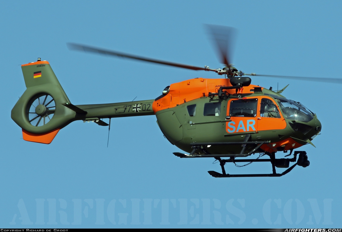 Germany - Army Eurocopter EC-645T2 77+02 at Norvenich (ETNN), Germany