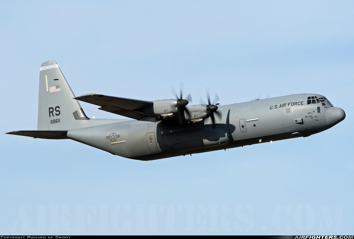 Photo ID 246172 by Richard de Groot. USA Air Force Lockheed Martin C 130J 30 Hercules L 382, 06 8611