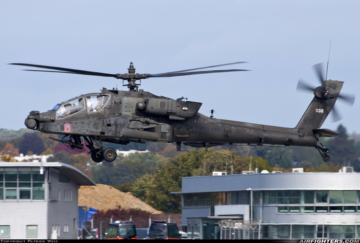 USA - Army McDonnell Douglas AH-64D Apache Longbow 07-07038 at Stuttgart (- Echterdingen) (STR / EDDS), Germany