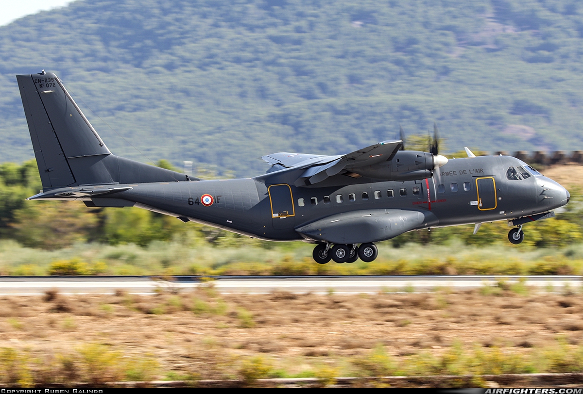 France - Air Force CASA CN235M-200 072 at Madrid - Torrejon (TOJ / LETO), Spain