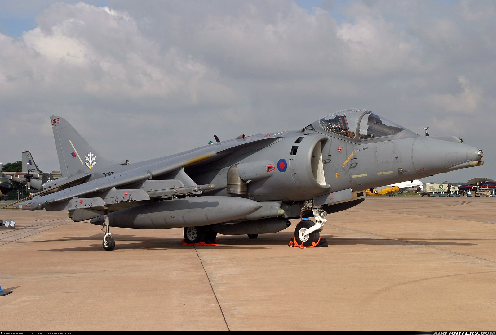 UK - Air Force British Aerospace Harrier GR.9 ZG501 at Fairford (FFD / EGVA), UK