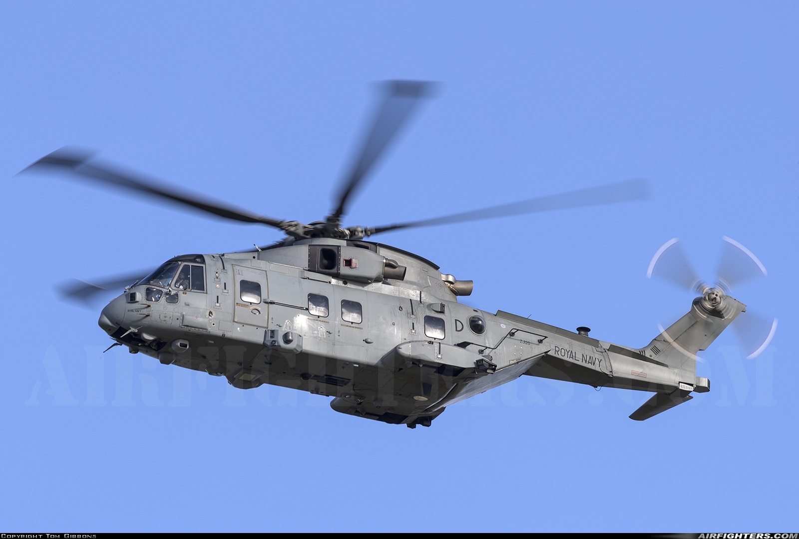 UK - Navy AgustaWestland Merlin HC4 ZJ120 at Kinloss (FSS / EGQK), UK