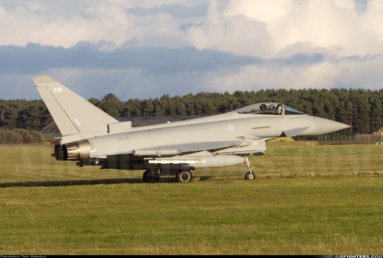 UK - Air Force Eurofighter Typhoon FGR4 ZK338 at Kinloss (FSS / EGQK), UK
