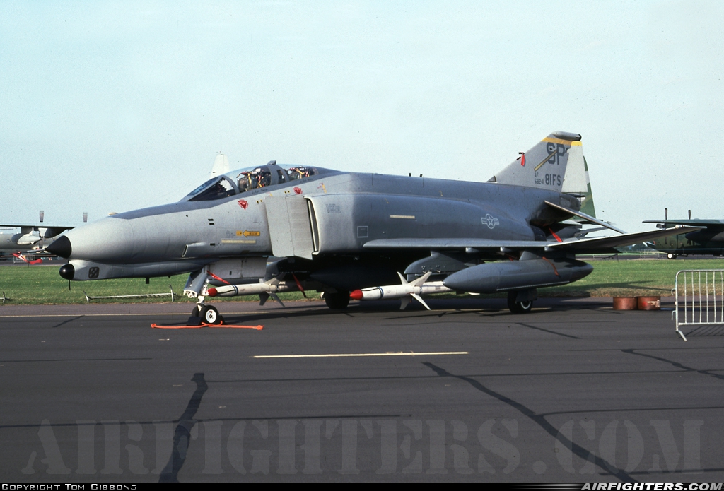 USA - Air Force McDonnell Douglas F-4G Phantom II 69-0241 at Boscombe Down (EGDM), UK