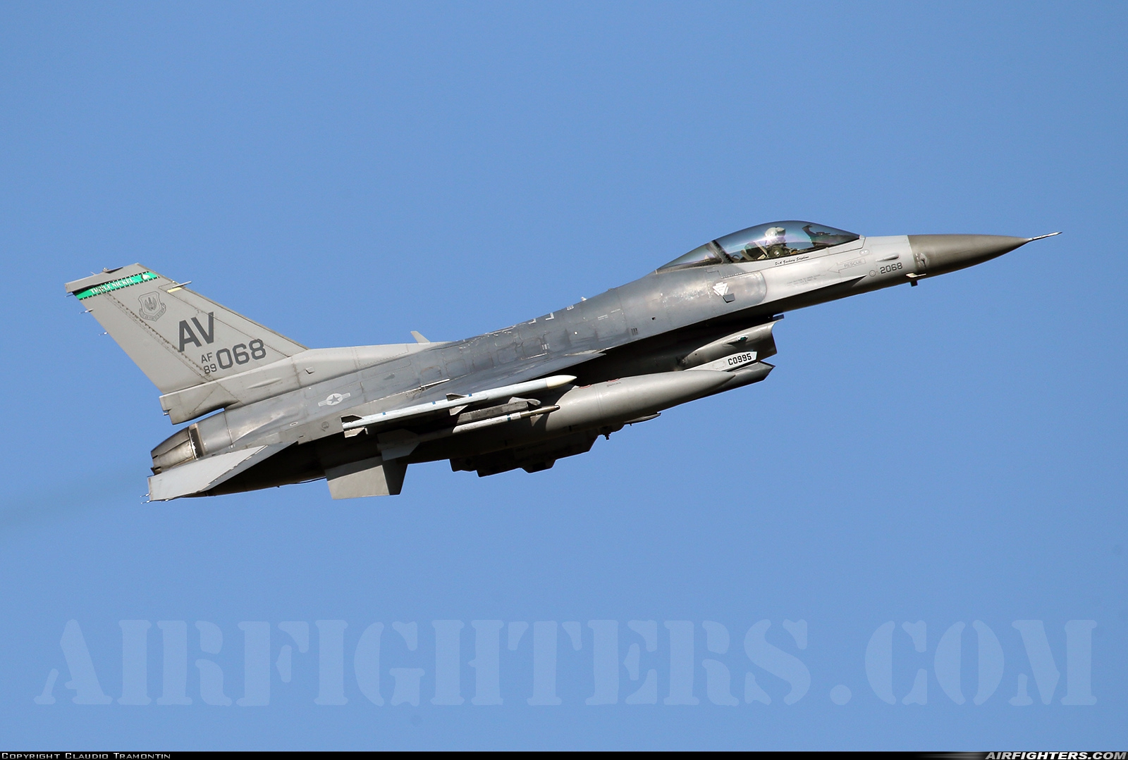 USA - Air Force General Dynamics F-16C Fighting Falcon 89-2068 at Aviano (- Pagliano e Gori) (AVB / LIPA), Italy
