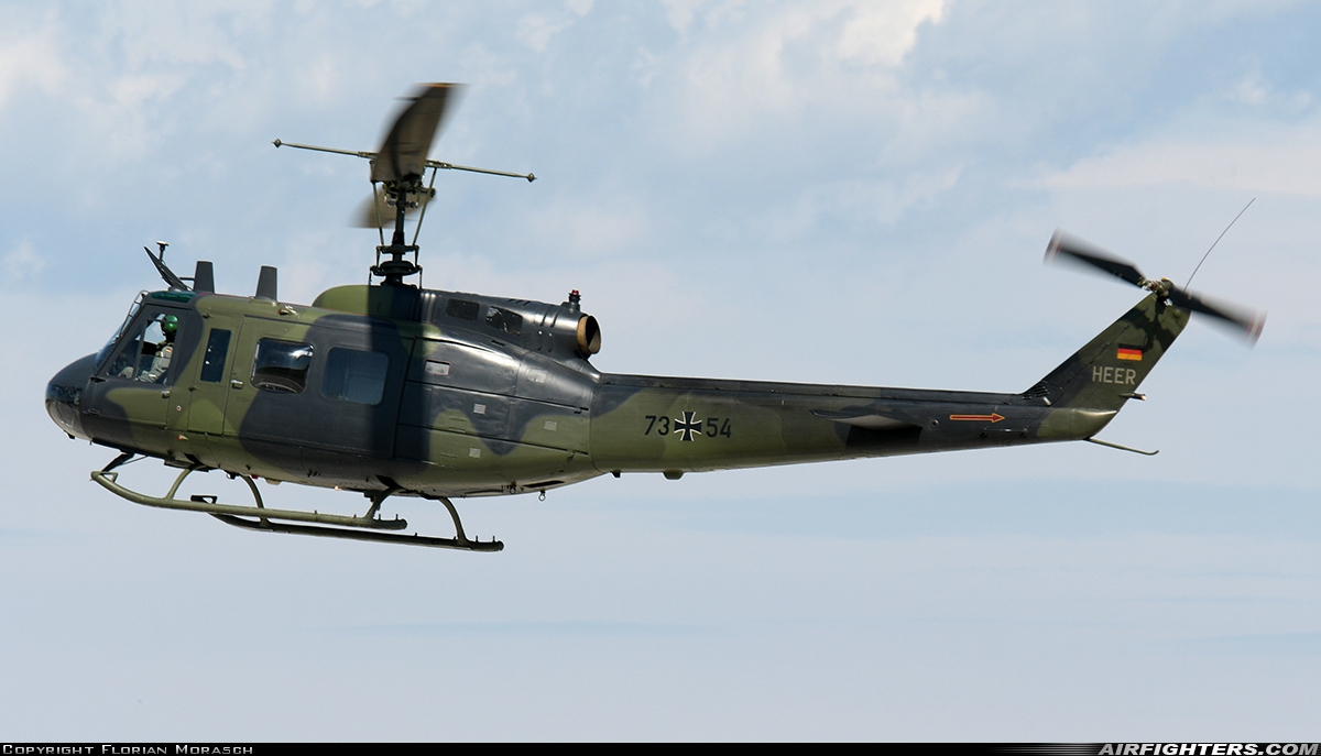 Germany - Army Bell UH-1D Iroquois (205) 73+54 at Ingolstadt - Manching (ETSI), Germany