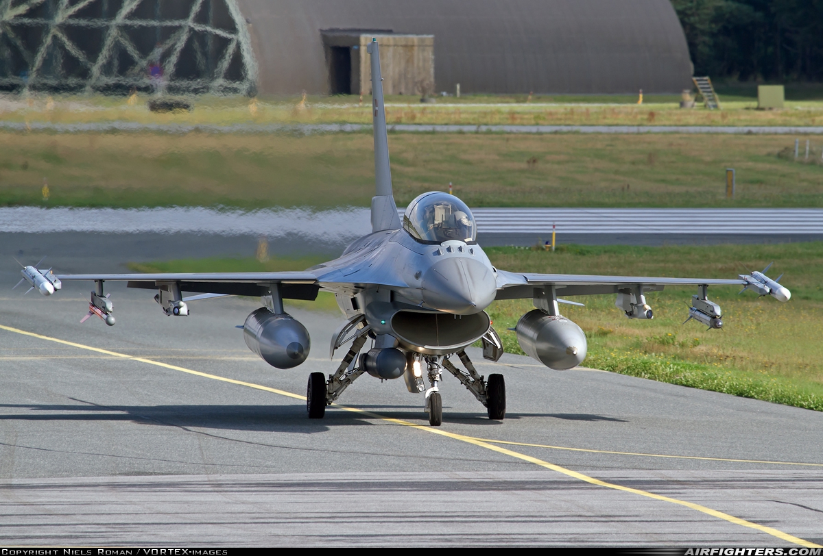 Denmark - Air Force General Dynamics F-16BM Fighting Falcon ET-614 at Skrydstrup (EKSP), Denmark