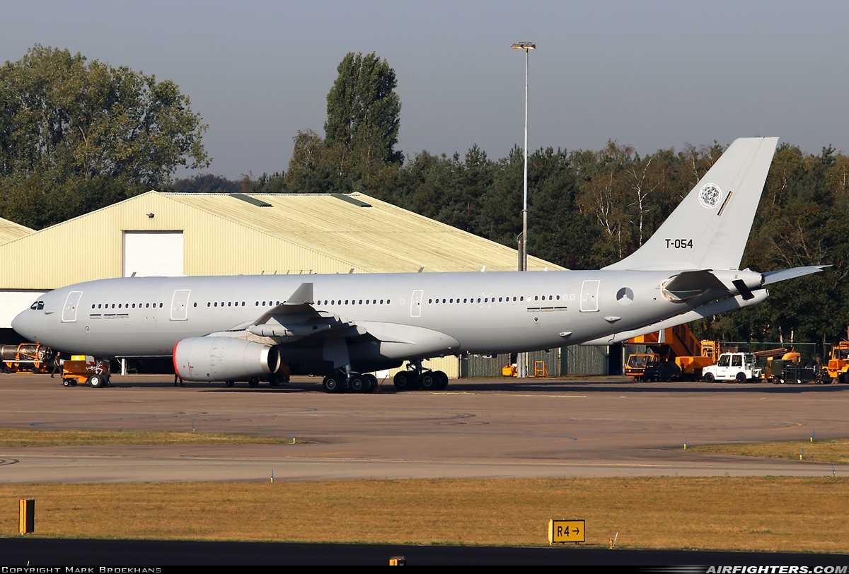 Netherlands - Air Force Airbus KC-30M (A330-243MRTT) T-054 at Eindhoven (- Welschap) (EIN / EHEH), Netherlands