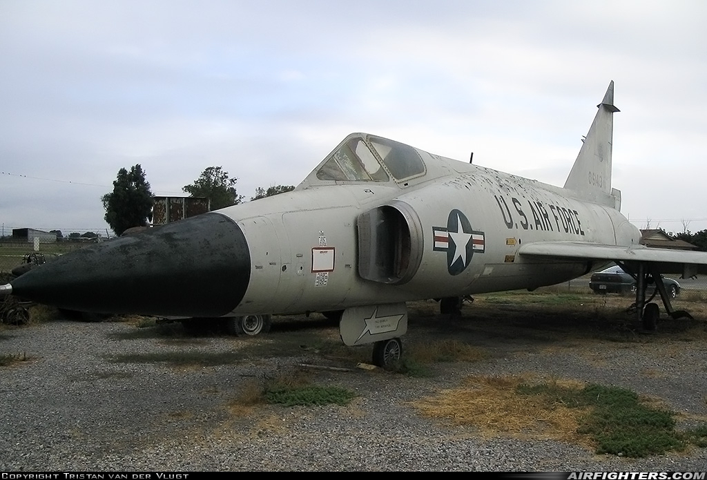 USA - Air Force Convair F-102A Delta Dagger (8-10) 56-1413 at Chino (CNO), USA