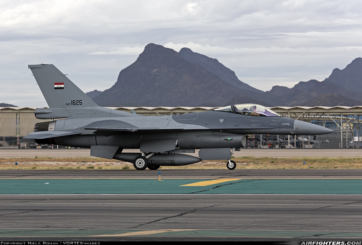 Iraq - Air Force General Dynamics F-16C Fighting Falcon 1625 at Tucson - Int. (TUS / KTUS), USA