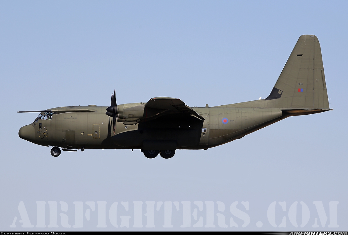 UK - Air Force Lockheed Martin Hercules C5 (C-130J / L-382) ZH887 at Beja (BA11) (LPBJ), Portugal