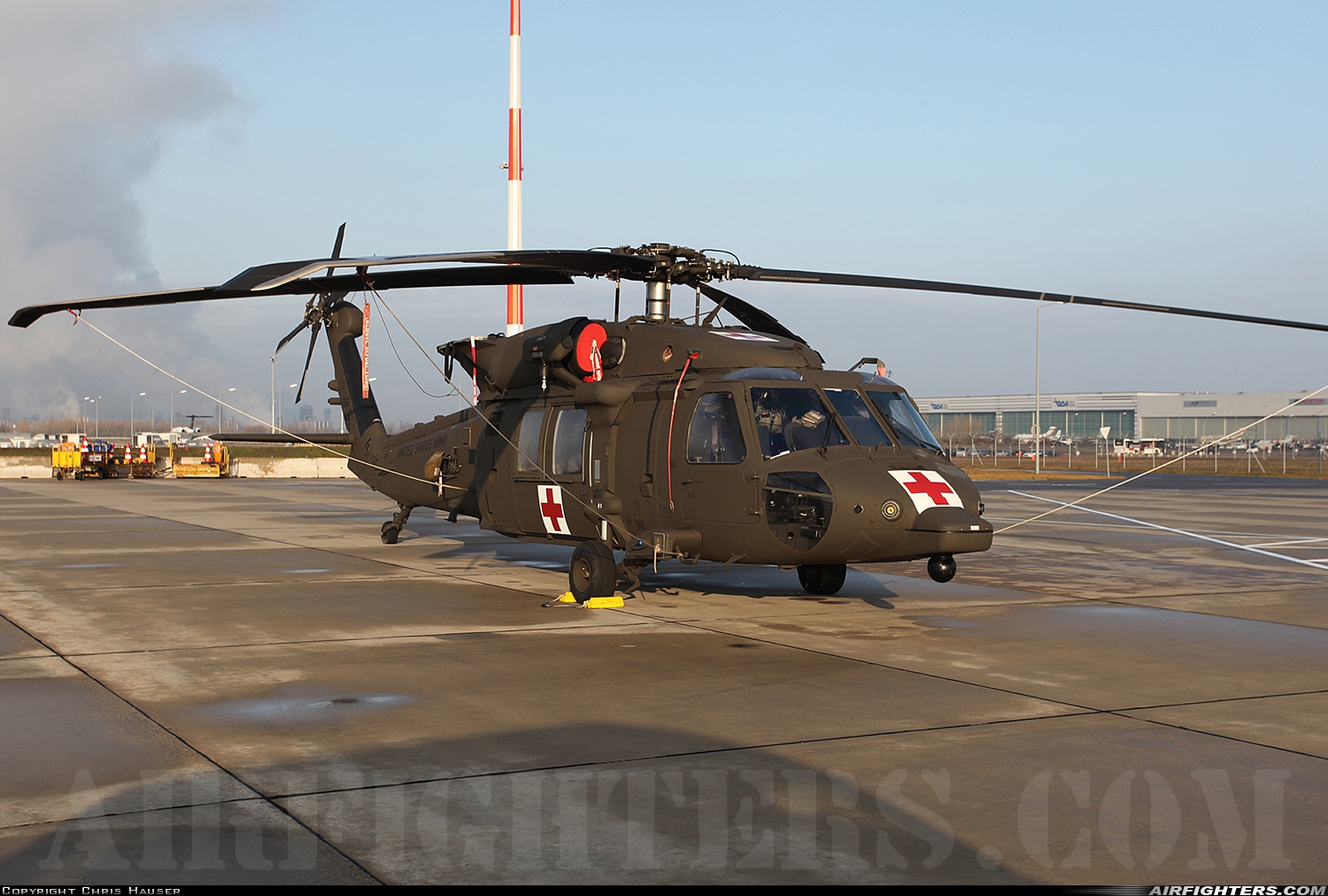 USA - Army Sikorsky HH-60M Black Hawk (S-70A) 16-20866 at Vienna - Schwechat (VIE / LOWW), Austria