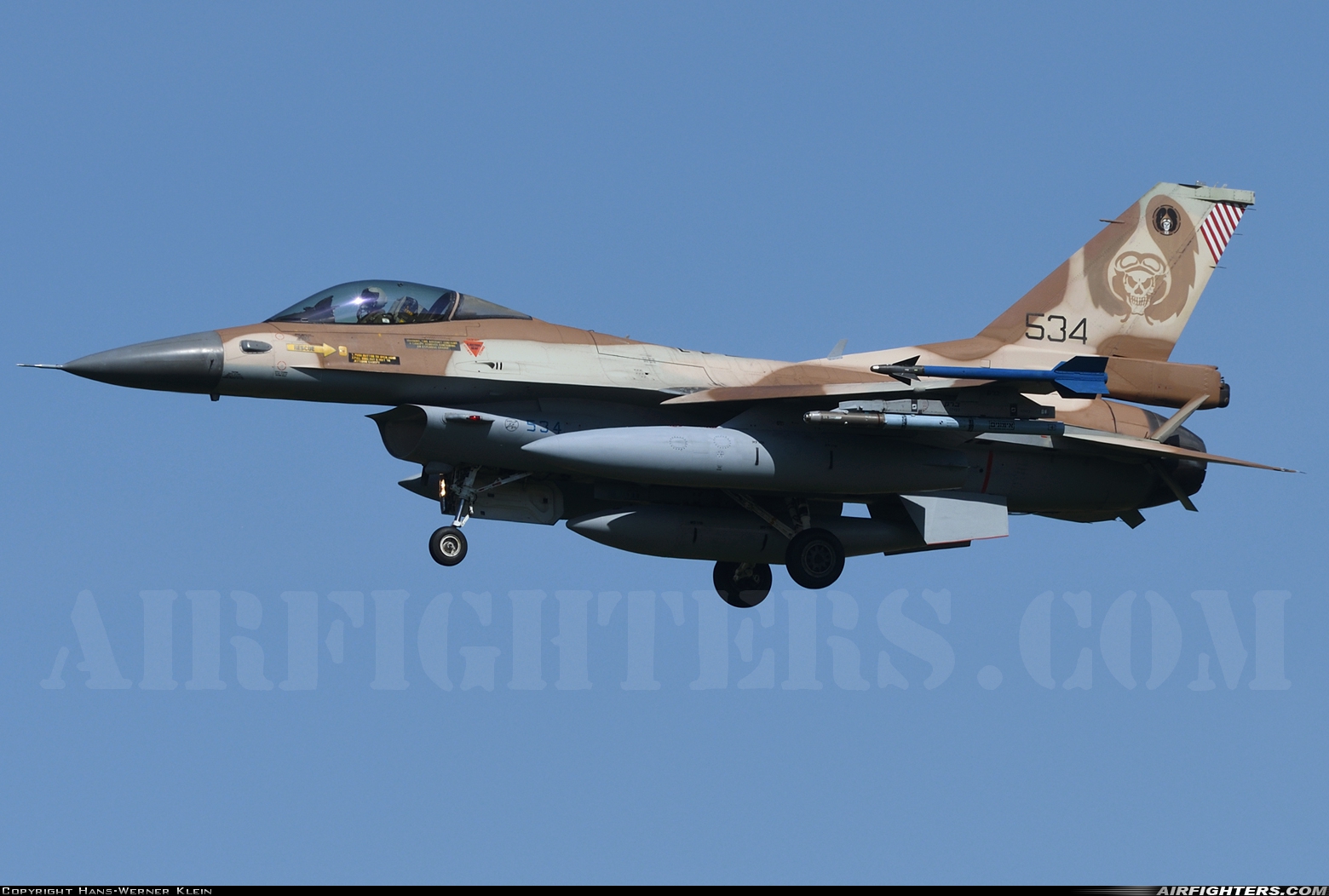 Israel - Air Force General Dynamics F-16C Fighting Falcon 534 at Norvenich (ETNN), Germany