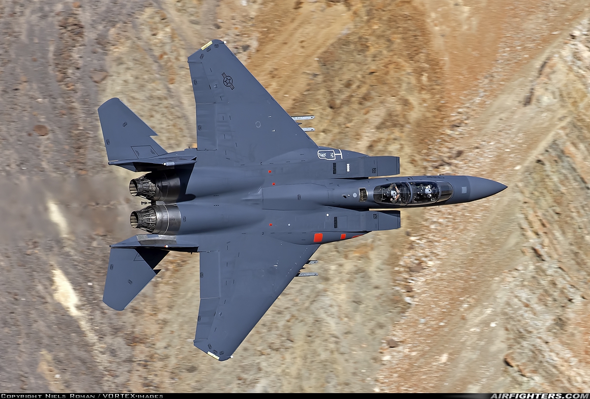 USA - Air Force McDonnell Douglas F-15E Strike Eagle 86-0188 at Off-Airport - Rainbow Canyon area, USA