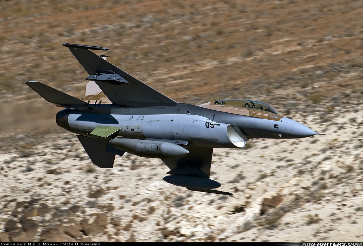 USA - Navy General Dynamics F-16B Fighting Falcon 920459 at Off-Airport - Rainbow Canyon area, USA