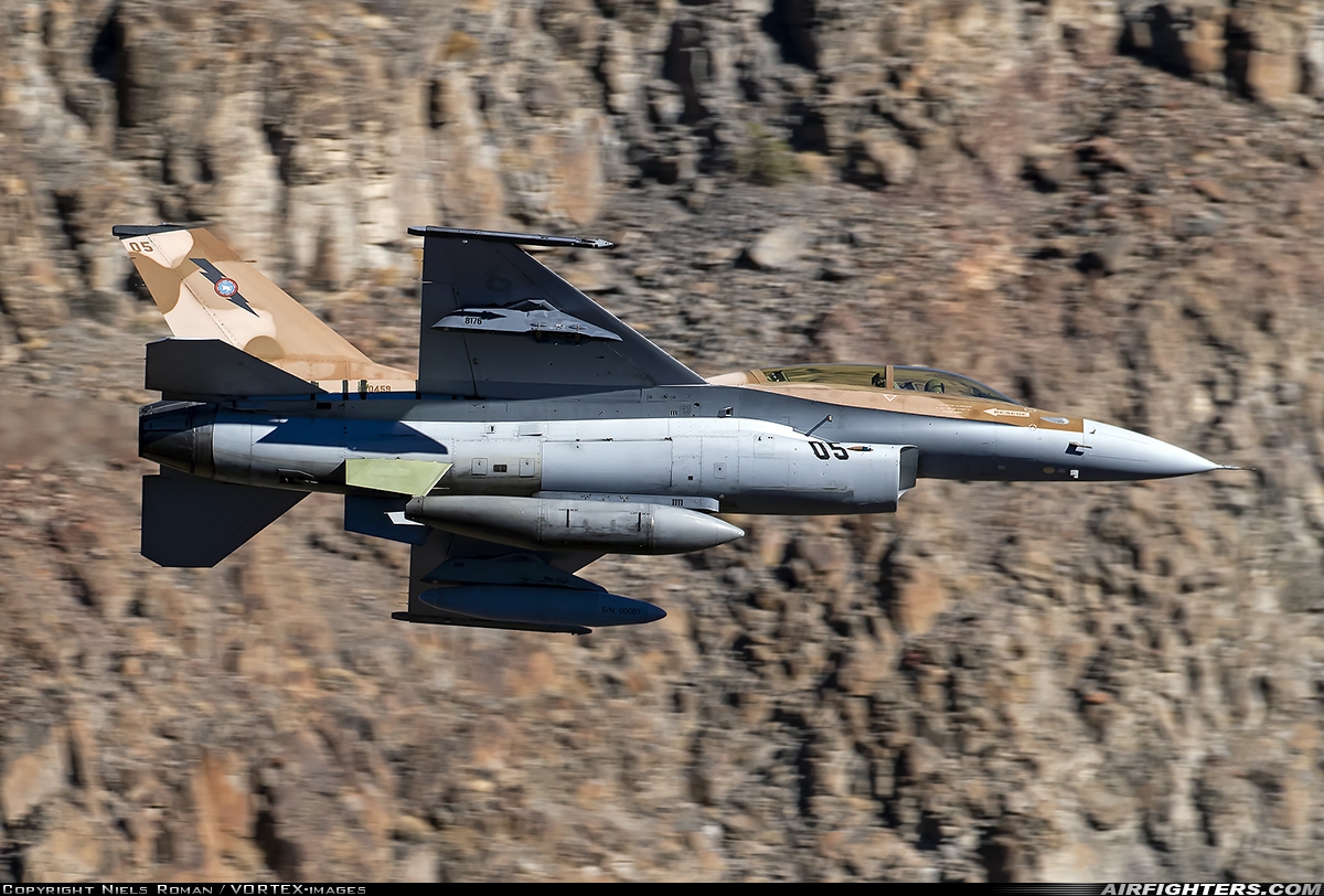 USA - Navy General Dynamics F-16B Fighting Falcon 920459 at Off-Airport - Rainbow Canyon area, USA