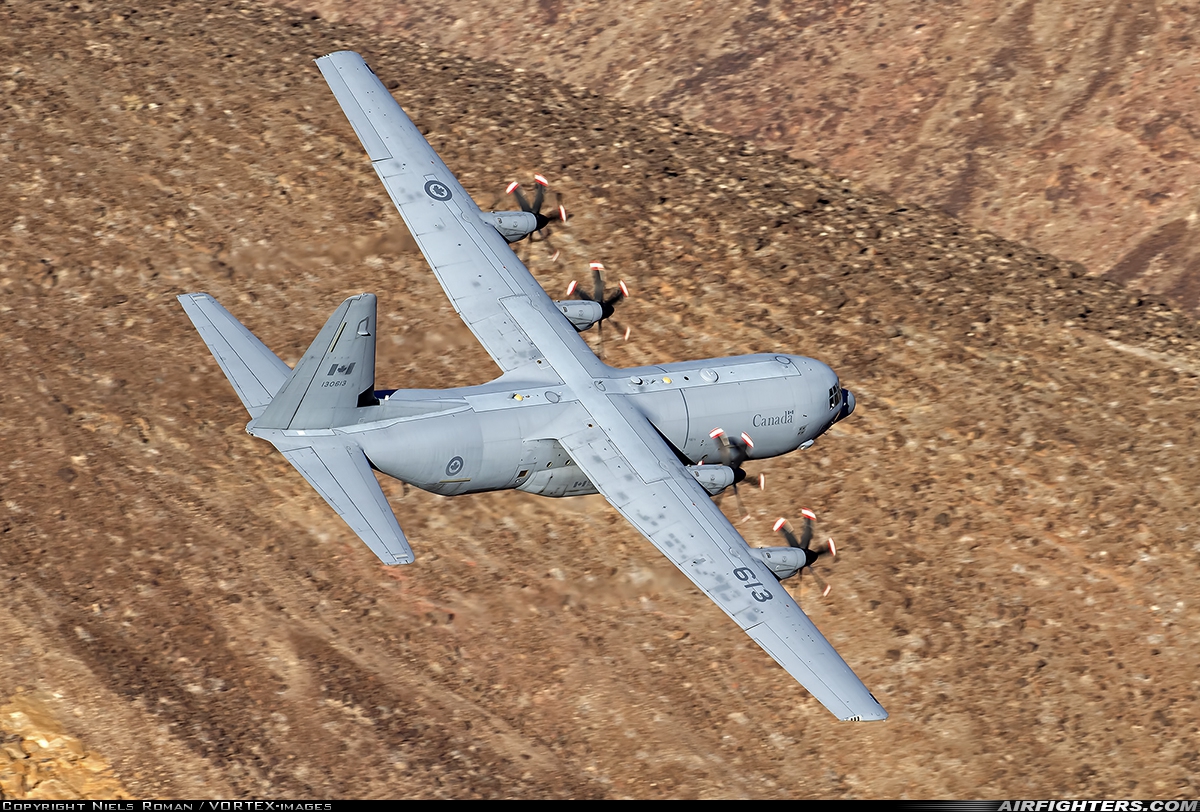 Canada - Air Force Lockheed Martin CC-130J Hercules (C-130J-30 / L-382) 130613 at Off-Airport - Rainbow Canyon area, USA