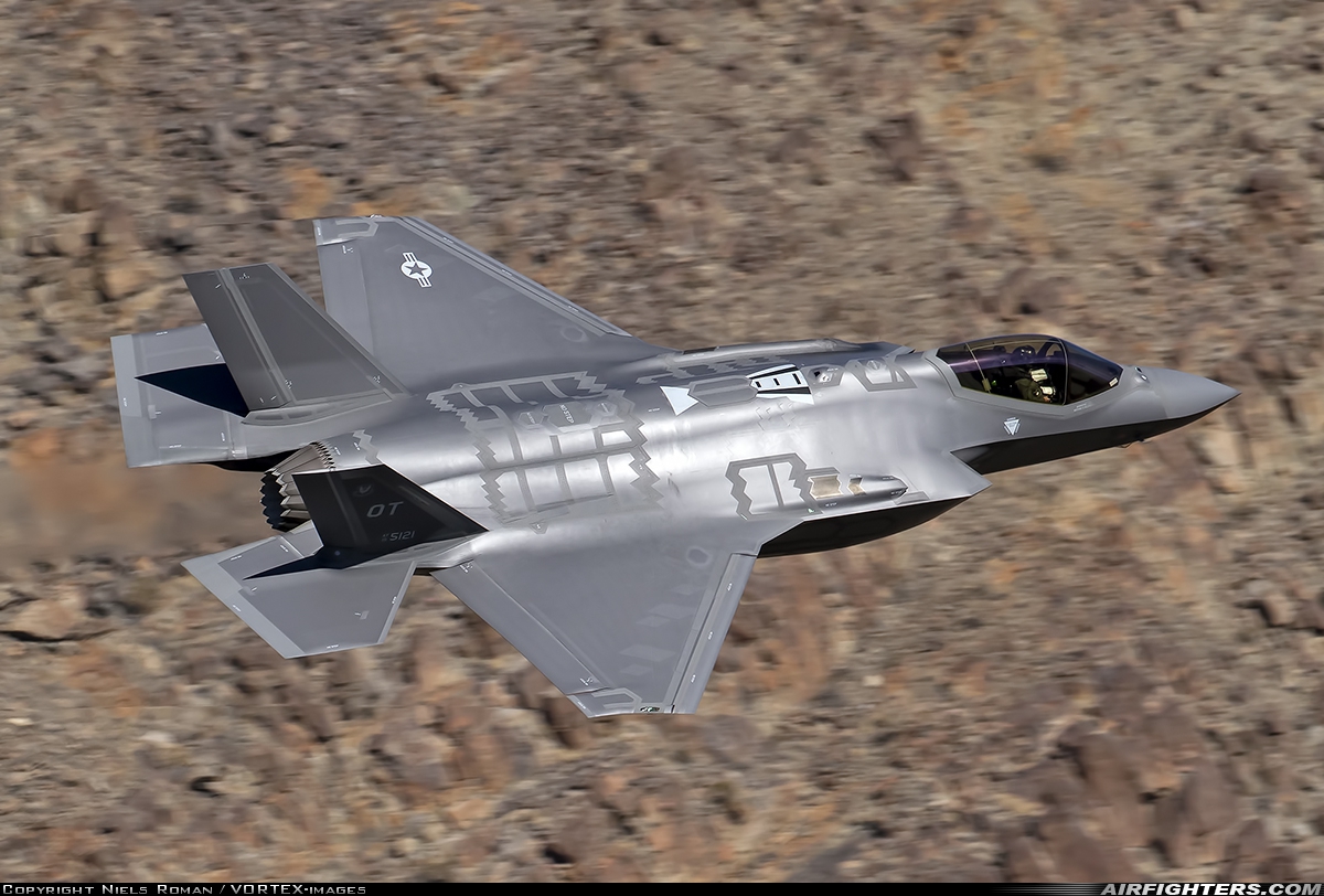 USA - Air Force Lockheed Martin F-35A Lightning II 15-5121 at Off-Airport - Rainbow Canyon area, USA