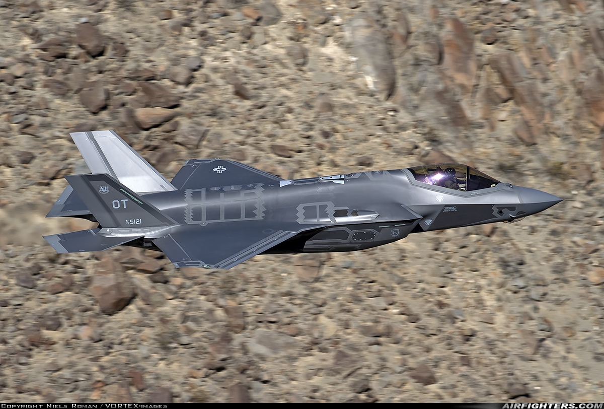 USA - Air Force Lockheed Martin F-35A Lightning II 15-5121 at Off-Airport - Rainbow Canyon area, USA