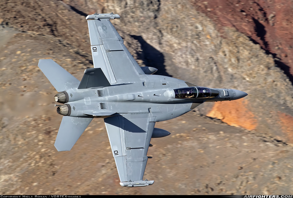 USA - Navy Boeing EA-18G Growler 168941 at Off-Airport - Rainbow Canyon area, USA