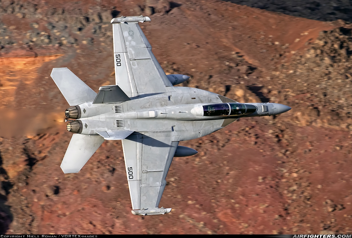 USA - Navy Boeing EA-18G Growler 168384 at Off-Airport - Rainbow Canyon area, USA