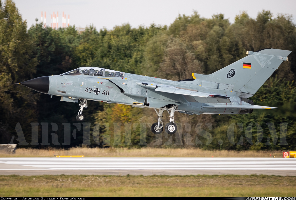 Germany - Air Force Panavia Tornado IDS 43+48 at Ingolstadt - Manching (ETSI), Germany