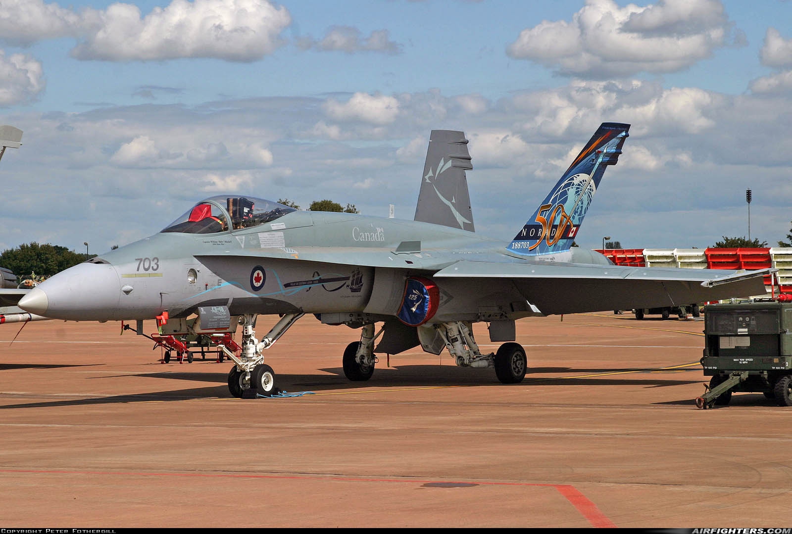 Canada - Air Force McDonnell Douglas CF-188A Hornet (CF-18A) 188703 at Fairford (FFD / EGVA), UK
