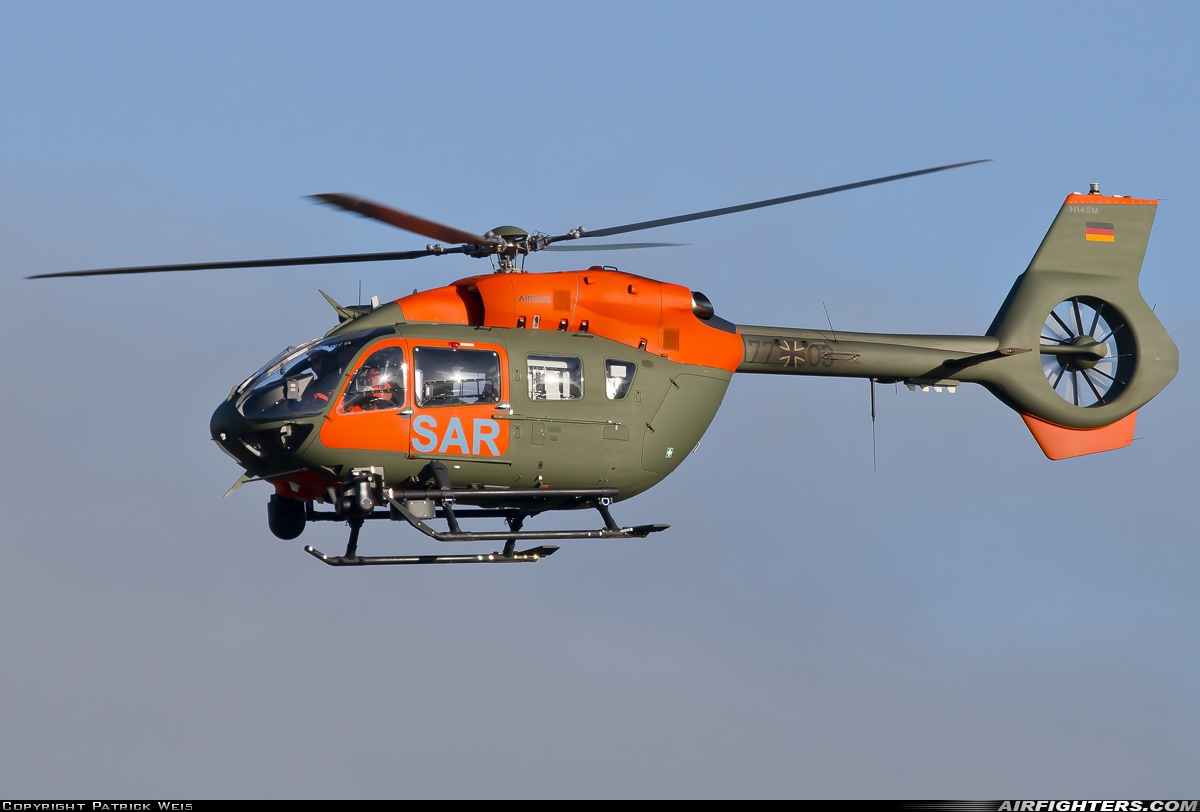 Germany - Army Eurocopter EC-645T2 77+03 at Niederstetten (ETHN), Germany