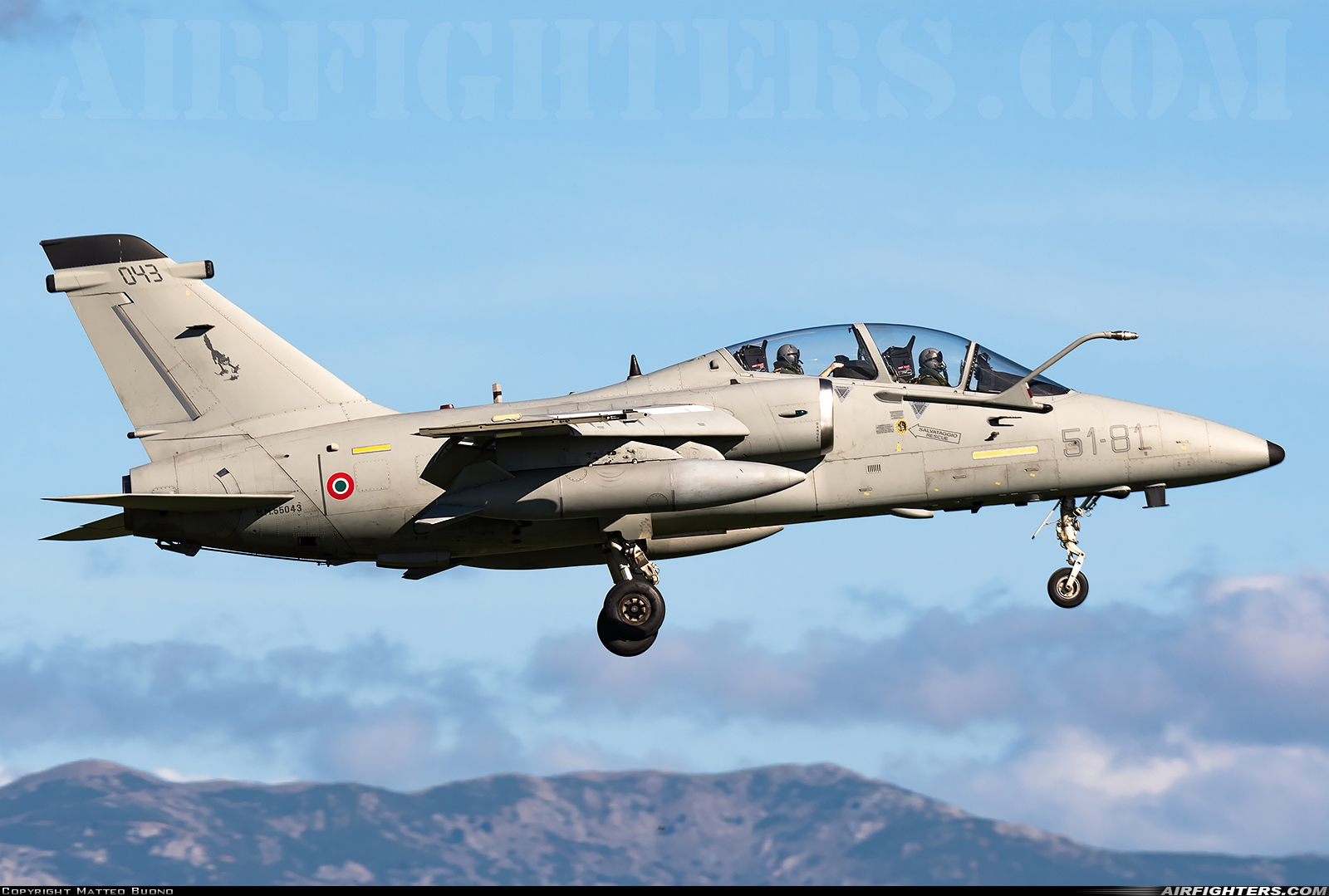 Italy - Air Force AMX International AMX-T MM55043 at Decimomannu - (DCI / LIED), Italy
